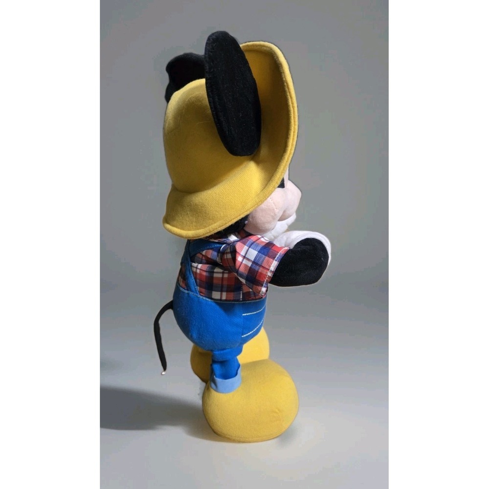 Disney Junior Farmer Mickey Mouse Sings  + Dances ANIMATED Plush Toy 16" - Works - Picture 6 of 9